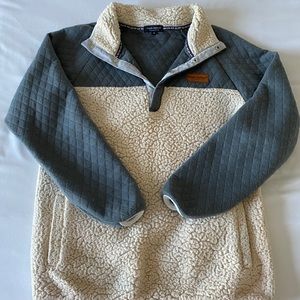 Simply Southern Sherpa, Grey and Cream Colored